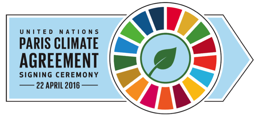Logo of the Paris Climate Agreement, Signing Ceremony, 2016