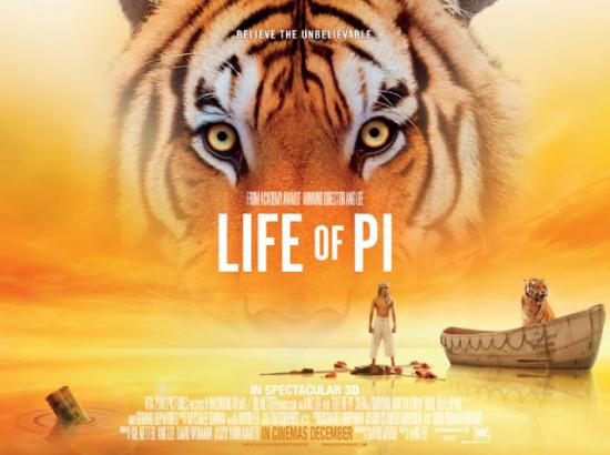 poster for the film 'Life of Pi'