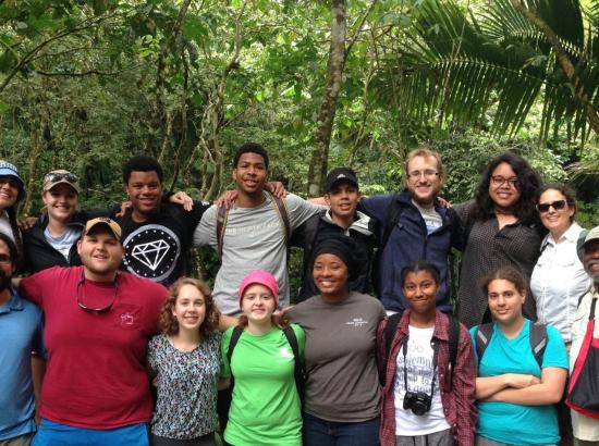 participants in University of North Carolina 'Global Take Off' program in Puerto Rico