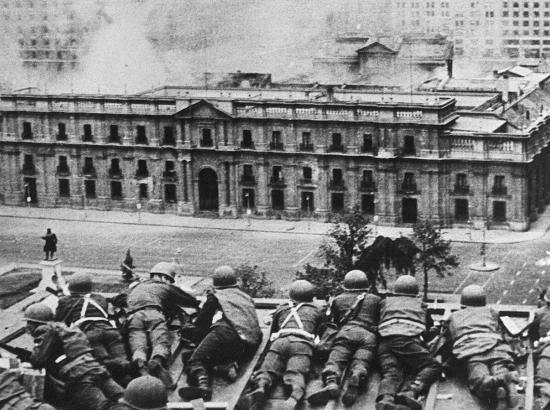 1973 Chilean coup d'état which removed Salvador Allende 