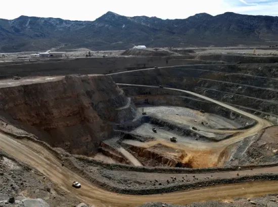 MP Materials, which operates this rare-earth open-pit mine in Mountain Pass, California, is one of 10 US companies added to China's export control list [File: Steve Marcus/Reuters]