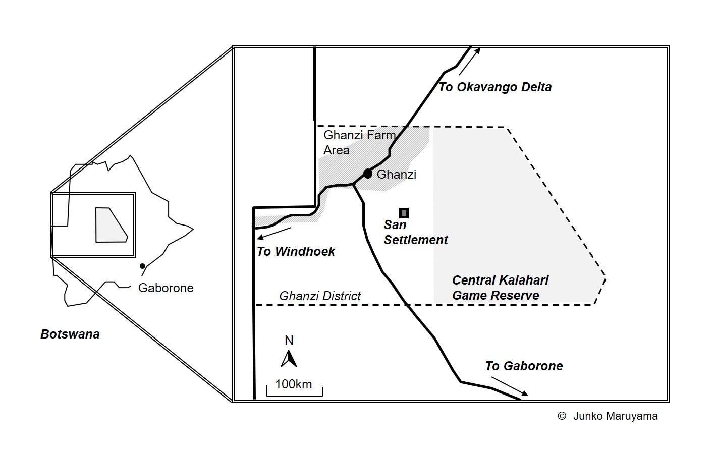 Figure 1: Map of the research site