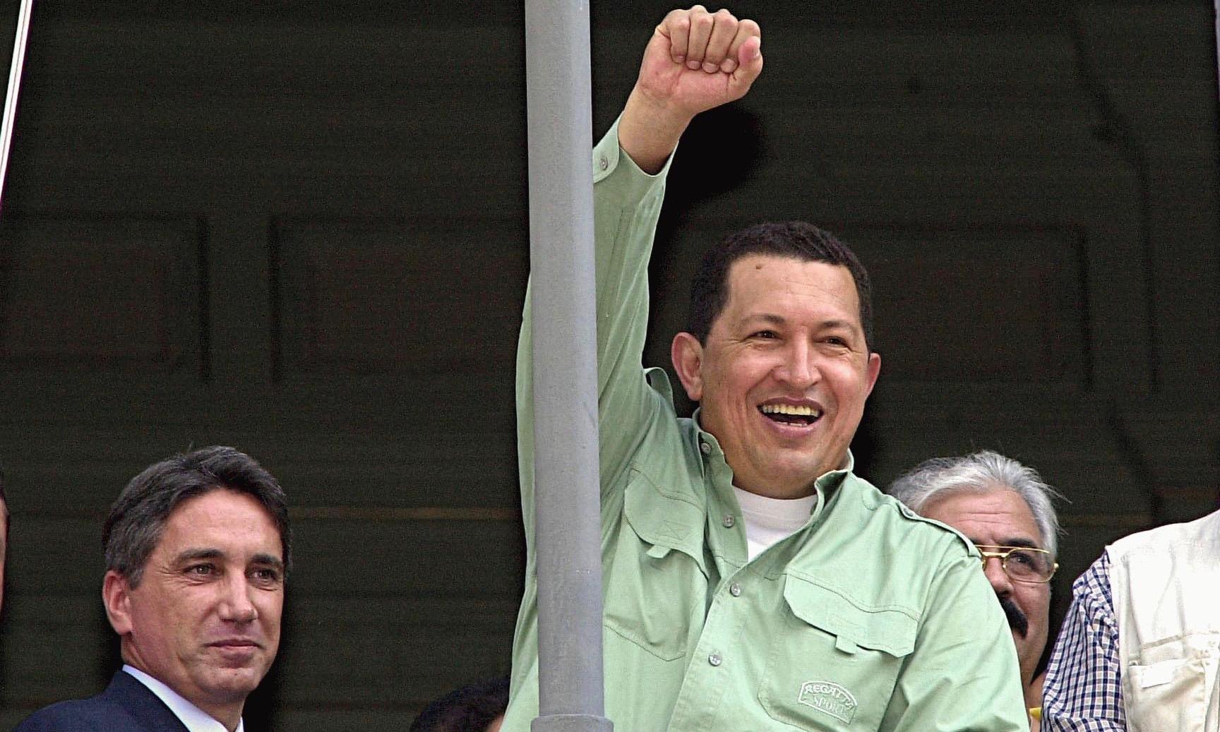 Hugo Chavez at Porto Alegre, Brazil, 2003