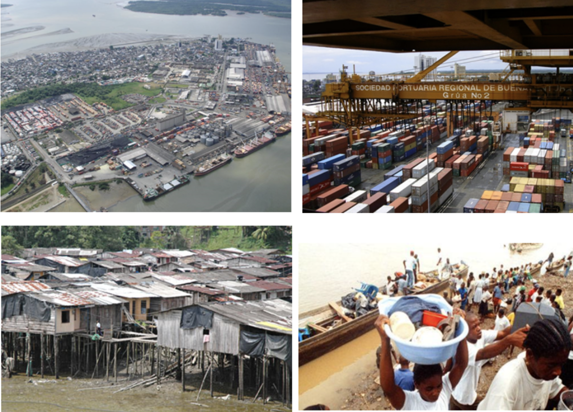 Contrasts between the port and the community. Source: Observatorio del Pacífico.