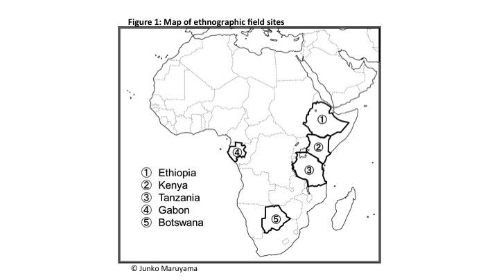 Figure 1 -- map of ethnographic field sites