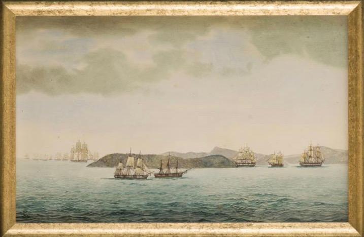 British fleet en route to Java, 1811