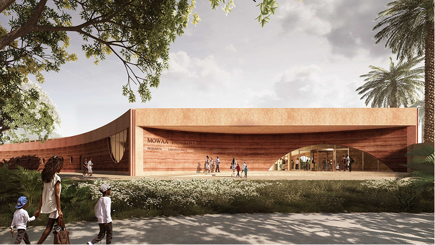 Adjaye Associates, Museum of West African Art (MOWAA) Institute, 2020.
