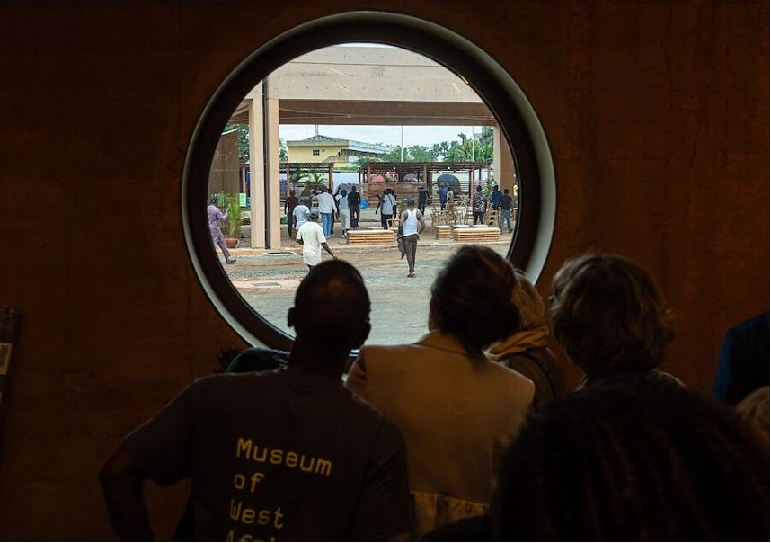 Toyin Adedokun/AFP, Opening of the Museum of West African Art, November 9, 2025.