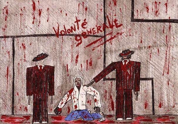 "volonté générale" drawing. Kristaps Kirilovics, 2005.