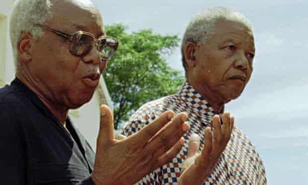 Julius Nyerere with Nelson Mandela