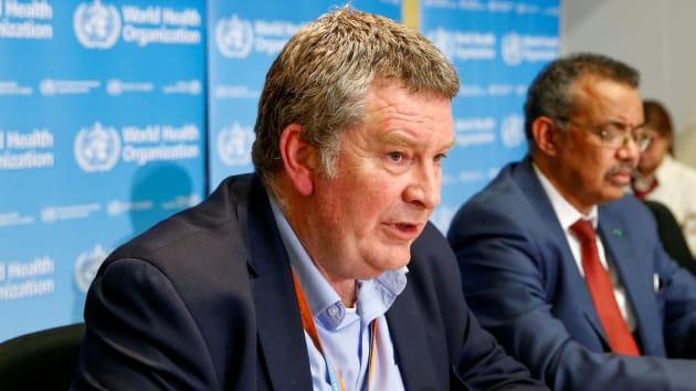Executive Director of the World Health Organization’s (WHO) emergencies program Mike Ryan speaks at a news conference on the novel coronavirus (2019-nCoV) in Geneva, Switzerland.