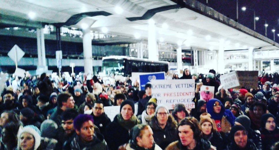 people protesting