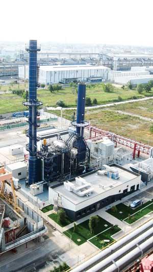 Enel hydrogen power plant in Fusina, Italy