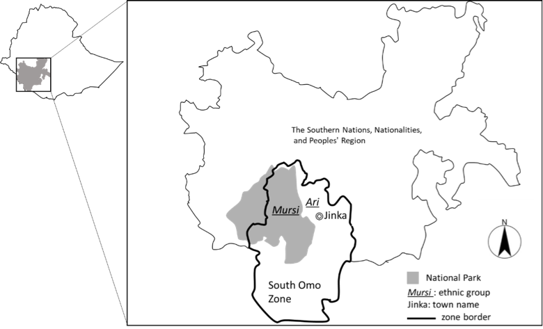 Fig.1. Research area map