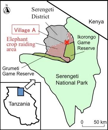 Figure 2: map of research site in Tanzania