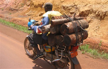 motorcycle courier - "okada riders"