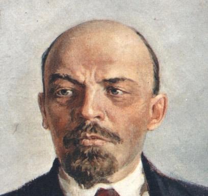 Vladimir Lenin painting
