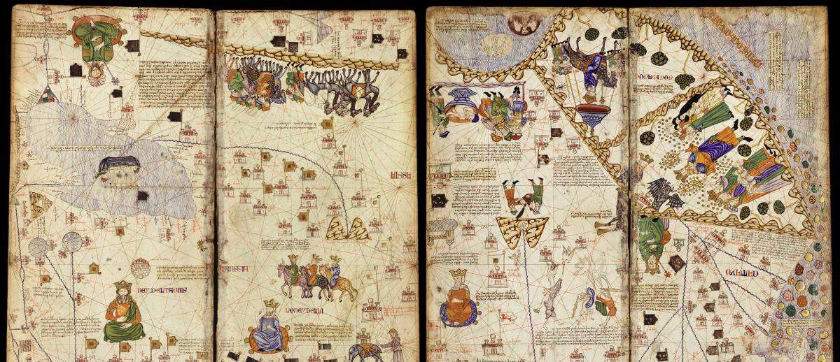 Catalan Atlas depiction of Silk Road