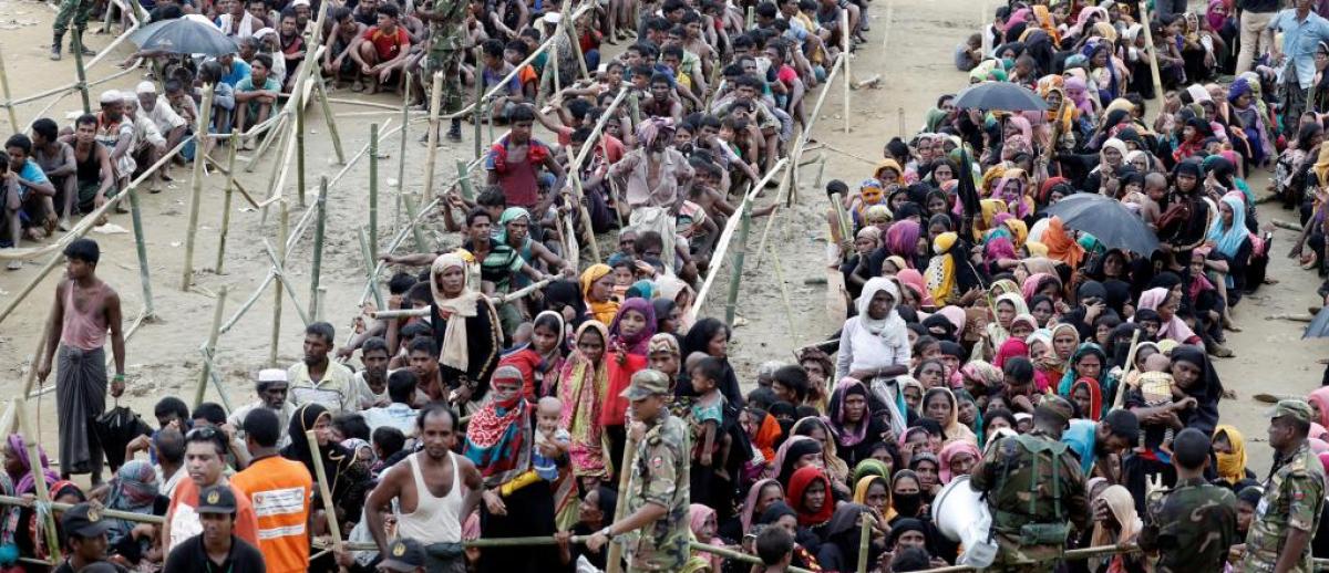 Rohingya refugees at Cox’s Bazaar, Bangladesh, September 26, 2017.