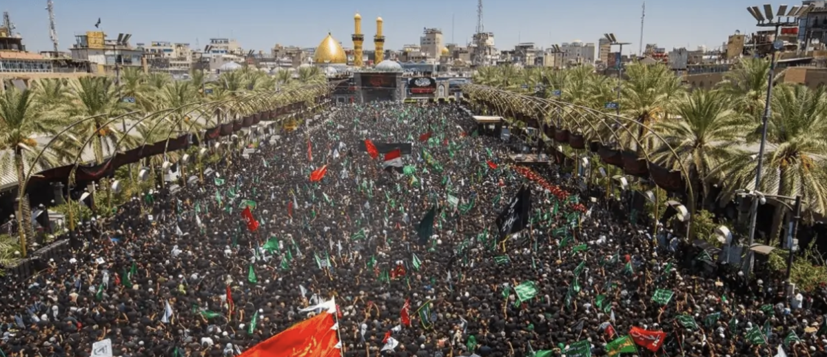 Mourners converge on the holy city of Karbala in Iraq