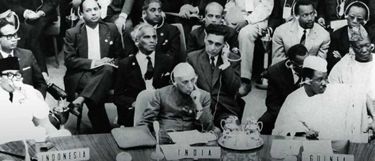 Leaders at the 1961 Belgrade meeting of the Non-Aligned Movement