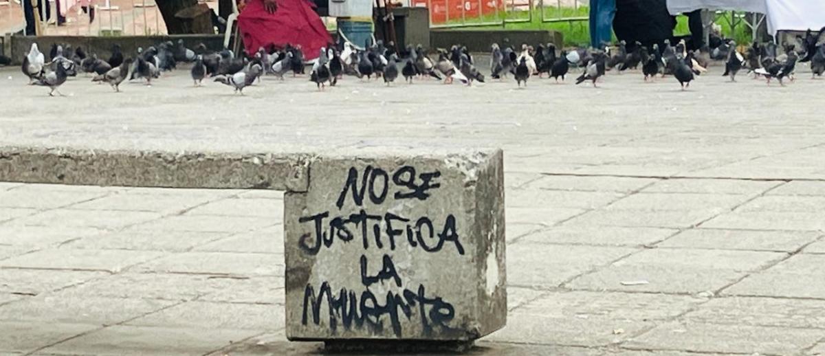 "Death is not justified" | Photo by Jaime Alves