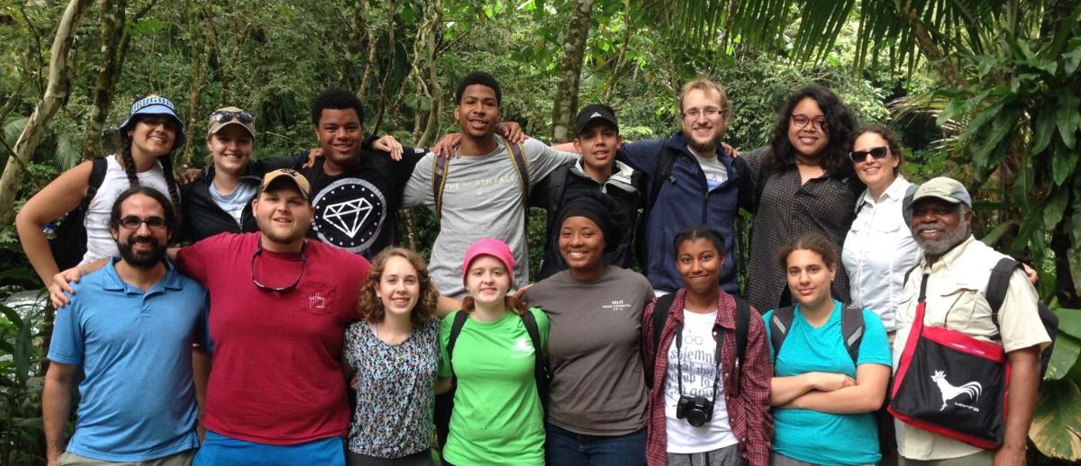 participants in University of North Carolina 'Global Take Off' program in Puerto Rico