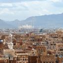 Skyline view of Sana'a, the capital of Yemen