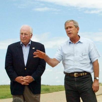 Condoleezza Rice, Dick Cheney, George W. Bush