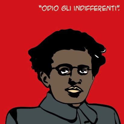 "odio gli indifferenti" - I hate the indifferent. -A. Gramsci