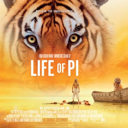 poster for the film 'Life of Pi'