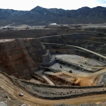 MP Materials, which operates this rare-earth open-pit mine in Mountain Pass, California, is one of 10 US companies added to China's export control list [File: Steve Marcus/Reuters]